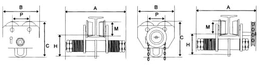 PUSH & GEARED TROLLEYS "KING”