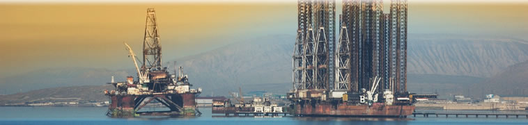 Two off shore rigs