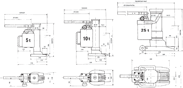 HYDRAULIC JACKS "HYDROVIC”